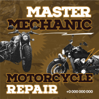 Motorcycle Repair Instagram Post Design