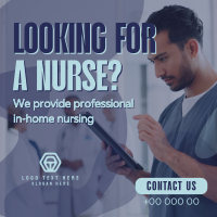 Medical Nurse Linkedin Post Design