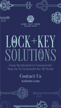 Luxury Locksmith Services Instagram Reel Design