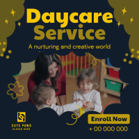 Cloudy Daycare Service Instagram Post