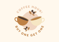 Buy 1 Get 1 Coffee Postcard