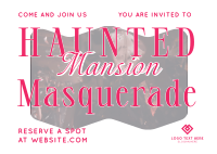 Haunted Masquerade Postcard