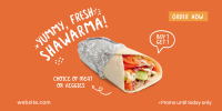 Yummy Shawarma Twitter Post