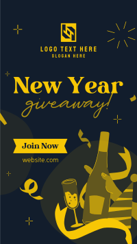 New Year Giveaway Instagram Story Design