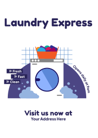 Laundry Express Flyer