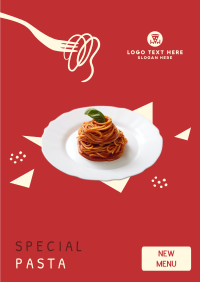 New Pasta Menu  Poster