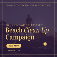 Beach Clean Up Drive Linkedin Post