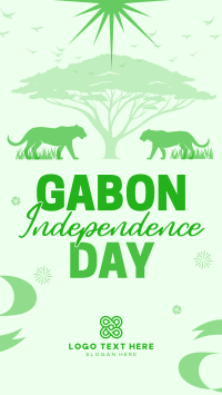 Gabon Independence Day Facebook Story