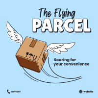 Flying Parcel Instagram Post