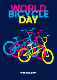 World Bicycle Day CMYK Flyer