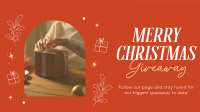Holly Christmas Giveaway Animation