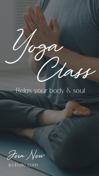 Join Yoga Class Instagram Reel