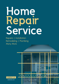 Professional Repair Service Poster