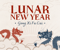 Oriental Lunar New Year Facebook Post