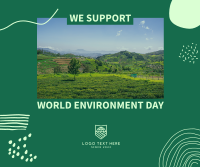 We Support World Environment Day Facebook Post