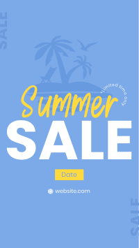 Island Summer Sale Facebook Story