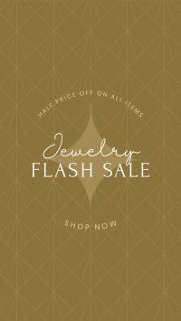 Elegant Jewelry Flash Sale Instagram Story