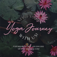 Yoga Journey Instagram Post