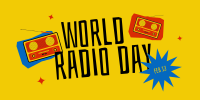 Happy World  Radio Day Twitter Post