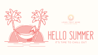 Hot Summer Greeting Facebook Event Cover