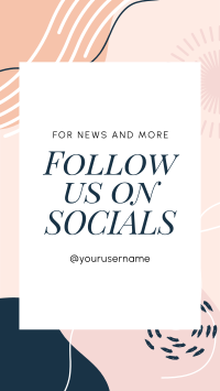 Social Media Follow Instagram Story Design