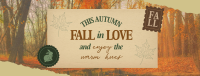 Autumn Quotes Vintage Facebook Cover Image Preview