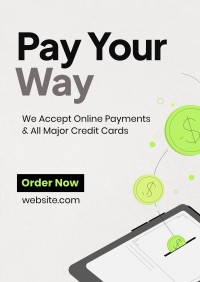 Digital Online Payment Poster