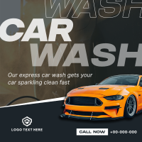 Professional Car Cleaning Instagram Post Image Preview