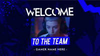 Gaming Welcome Team Animation
