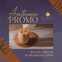 Autumn Coffee Promo Instagram Post