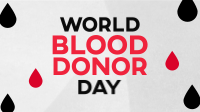 Minimalist Blood Donor Day Animation