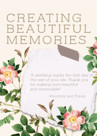 Creating Beautiful Memories Poster