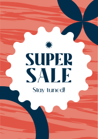 Abstract Beauty Super Sale Flyer