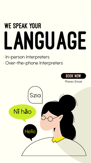 We Speak Your Language TikTok Video Image Preview