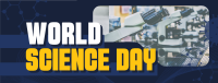 Corporate World Science Day Facebook Cover Image Preview