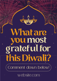 Diwali Gratefulness Tradition Flyer