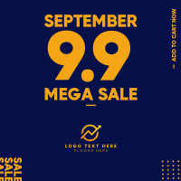 Mega Sale 9.9 Instagram Post