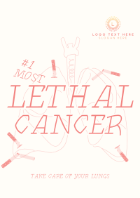 Lethal Lung Cancer Poster