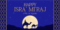 Celebrating Isra' Mi'raj Journey Twitter Post