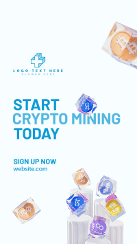 Start Crypto Today Facebook Story