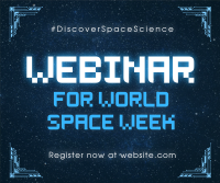 Space Week Webinars Facebook Post