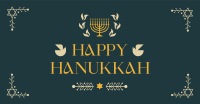 Hanukkah Menorah Ornament Facebook Ad