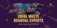 Local Waste Removal Experts Twitter Post Design