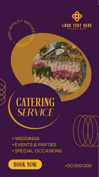 Classy Catering Service TikTok Video