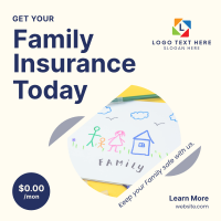 Get Your Family Insured Instagram Post Design