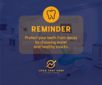 Dental Reminder Facebook Post Design