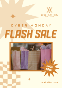 Cyber Flash Sale Poster
