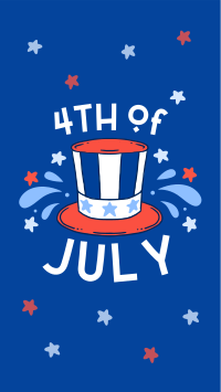 Celebration of 4th of July TikTok Video