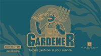 Expert Gardener Mascot Animation