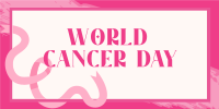 Minimalist Cancer Awareness Twitter Post